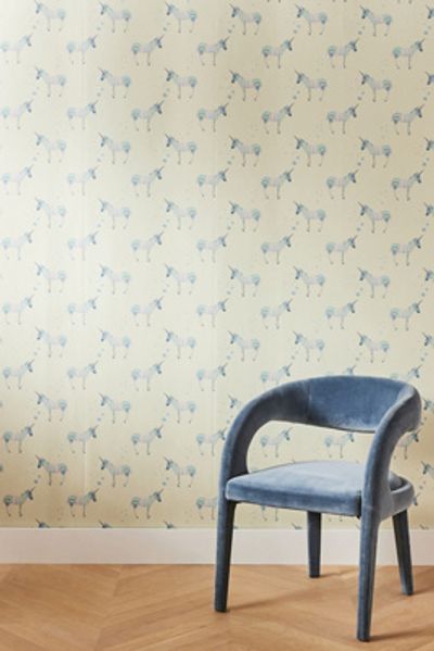 Milola Design Mr. Z. Zebra Safari Animal Magic Wallpaper
