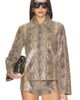 Mimchik Mimchik Blouson Leather Jacket - 1