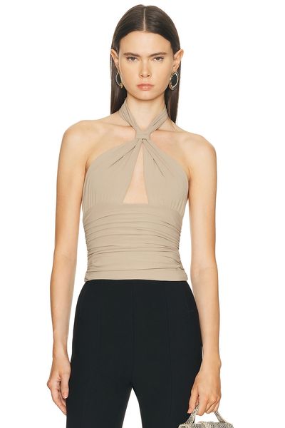 Mimchik Mimchik for FWRD Piper Knotted Halter Top