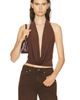 Mimchik Mimchik Nico Cowl Halter Top - 1