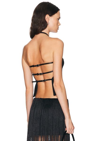 Mimchik Mimchik Triple Belt Halter Top