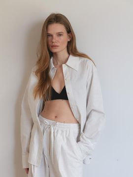 MIMEME CLASSIC STONE SHIRT [SAND]