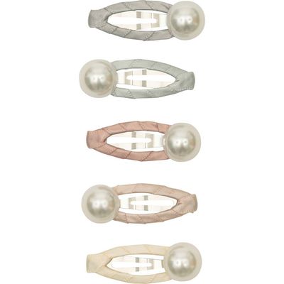 Mimi & Lula Mimi & Lula 4-Pack Faux Pearl Satin Hair Clips