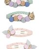 Mimi & Lula Mimi & Lula Kids' Hungry Caterpillar Set of 4 Clic Clacs Hair Clips - 1