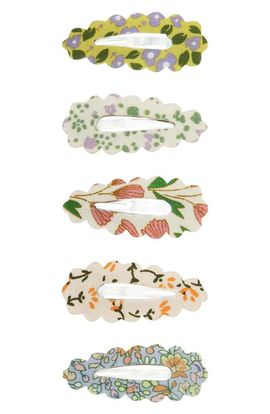 Mimi & Lula Mimi & Lula Kids' Spring Scallop Assorted 5-Pack Hair Clips