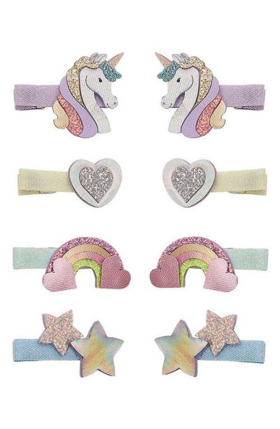 Mimi & Lula Mimi & Lula Kids' Unicorn Assorted 8-Pack Mini Hair Clips