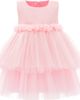 Mimi Tutu Mimi Tutu Amarielle Floral Waist Tulle Dress - 1