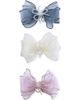 Mimi Tutu Mimi Tutu Beaded Bow Hair Clip Set - 1