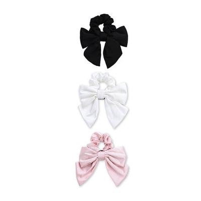 Mimi Tutu Mimi Tutu Bow Accent Scrunchie Set