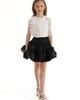 Mimi Tutu Mimi Tutu Frilled Satin Skort - 2