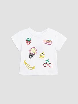 Mimi Tutu Mimi Tutu Girl's Little Girl's & Girl's Fruit Motif T-Shirt