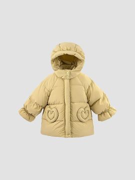Mimi Tutu Mimi Tutu Girl's Little Girl's & Girl's Glow Heart-Pocket Puffer Jacket
