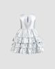 Mimi Tutu Mimi Tutu Girl's Little Girl's & Girl's Satin Ruffle Party Dress - 3