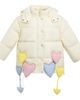Mimi Tutu Mimi Tutu Heart Charm Puffer Jacket - 1