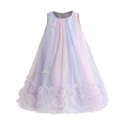 Mimi Tutu Mimi Tutu Marcella Pastel Bow Ruffle Dress