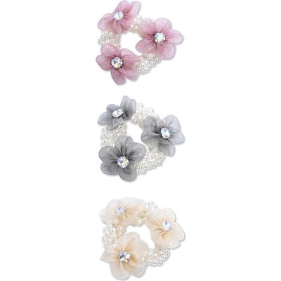 Mimi Tutu Mimi Tutu Pearl Flower Scrunchie Set