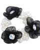 Mimi Tutu Mimi Tutu Pearl Flower Scrunchie Set - 3