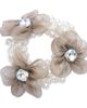 Mimi Tutu Mimi Tutu Pearl Flower Scrunchie Set - 5
