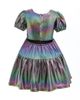 Mimi Tutu Mimi Tutu Retro Iridescent Puff-Sleeve Dress - 3