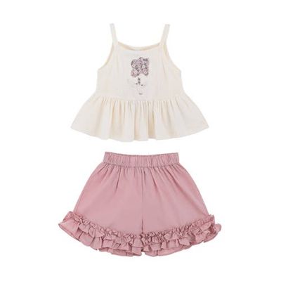 Mimi Tutu Mimi Tutu Ruffle Short Set