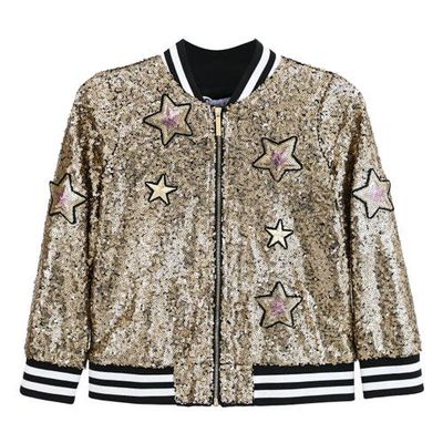 Mimi Tutu Mimi Tutu Sequin Bomber Jacket
