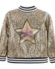 Mimi Tutu Mimi Tutu Sequin Bomber Jacket - 2