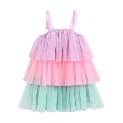 Mimi Tutu Mimi Tutu Vaelina Pastel Tier Dress