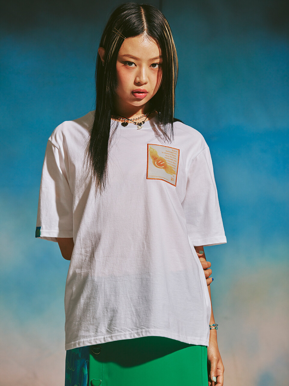 mimicAWE Fuzzy Ball T-shirt (White)