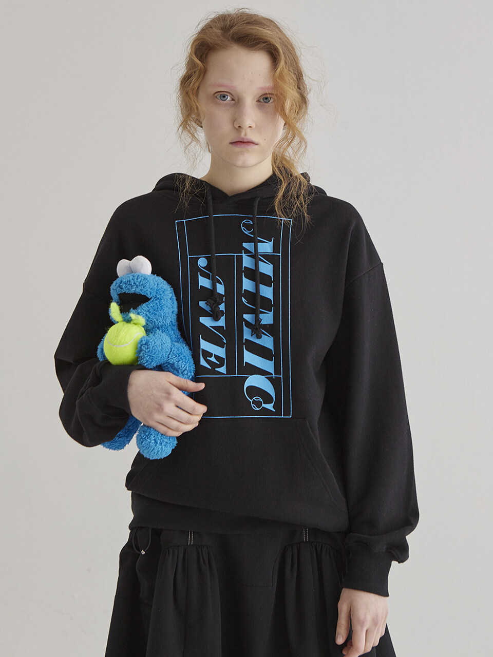 mimicAWE mimicAWE Logo Print Hoodie (Black)