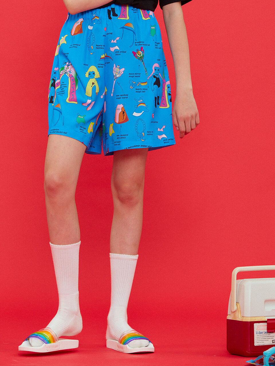 mimicAWE Mimidoll Set Up Shorts (Blue)