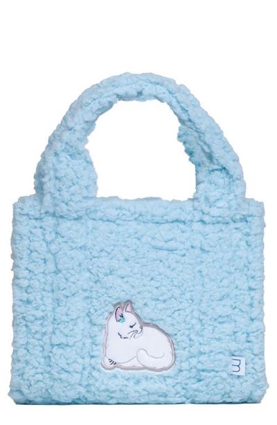 mimish mimish Kids' Faux Shearling Tote