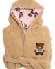 mimish mimish Kids' Reversible Teddy Hooded Robe - 2