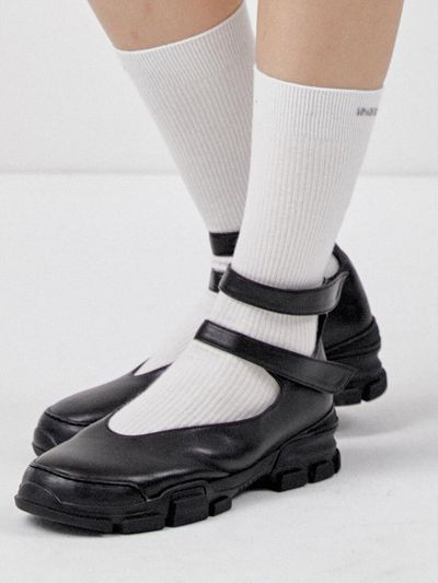 mina de bona double strap marryjane loafer