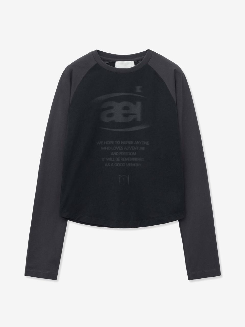 Minav Archive Symbol Raglan W T-shirt [Black]