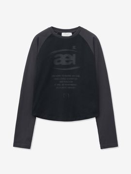 Minav Archive Symbol Raglan W T-shirt [Black]