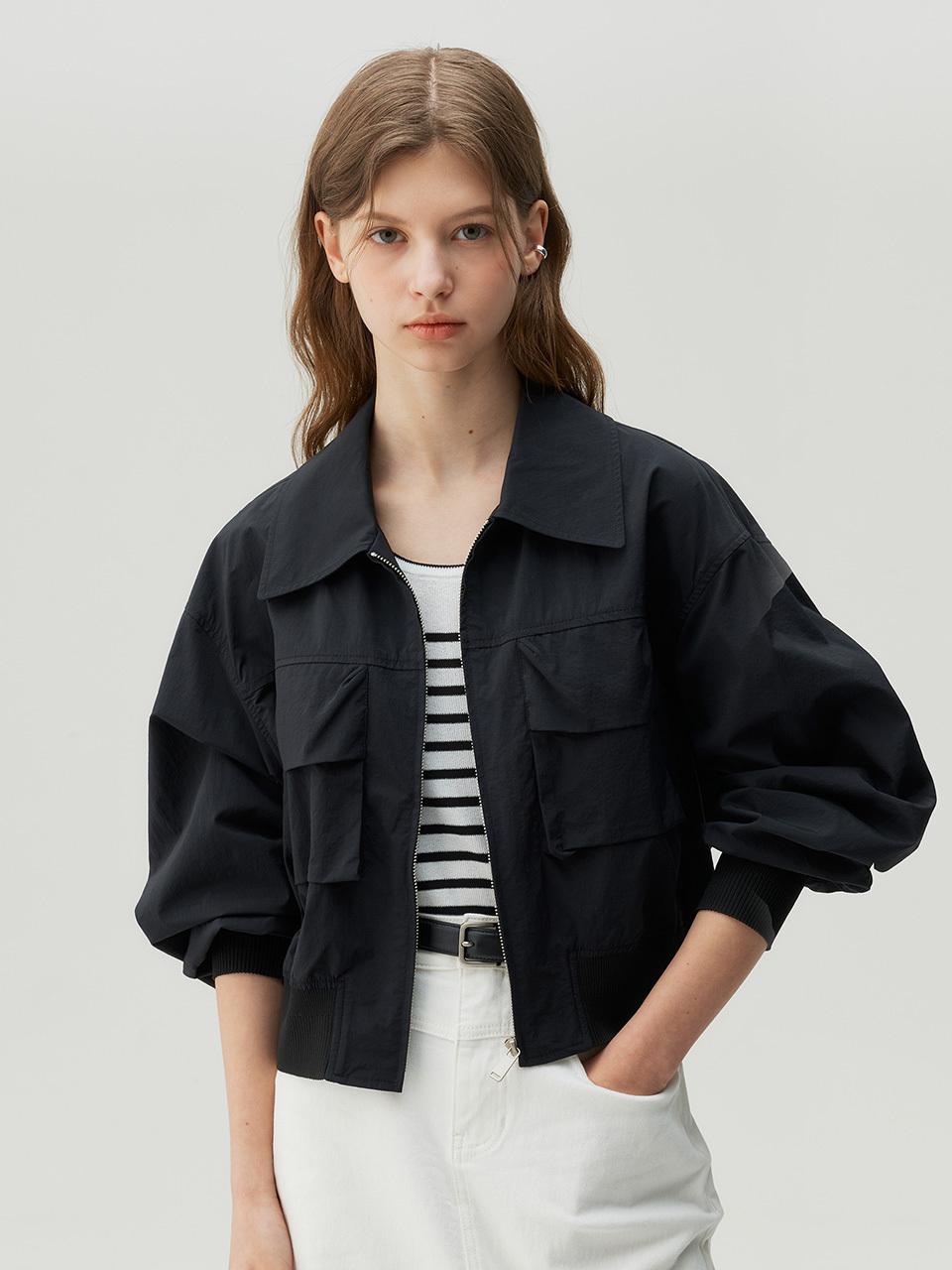 MIND BRIDGE women Cropped Blouson Jacket