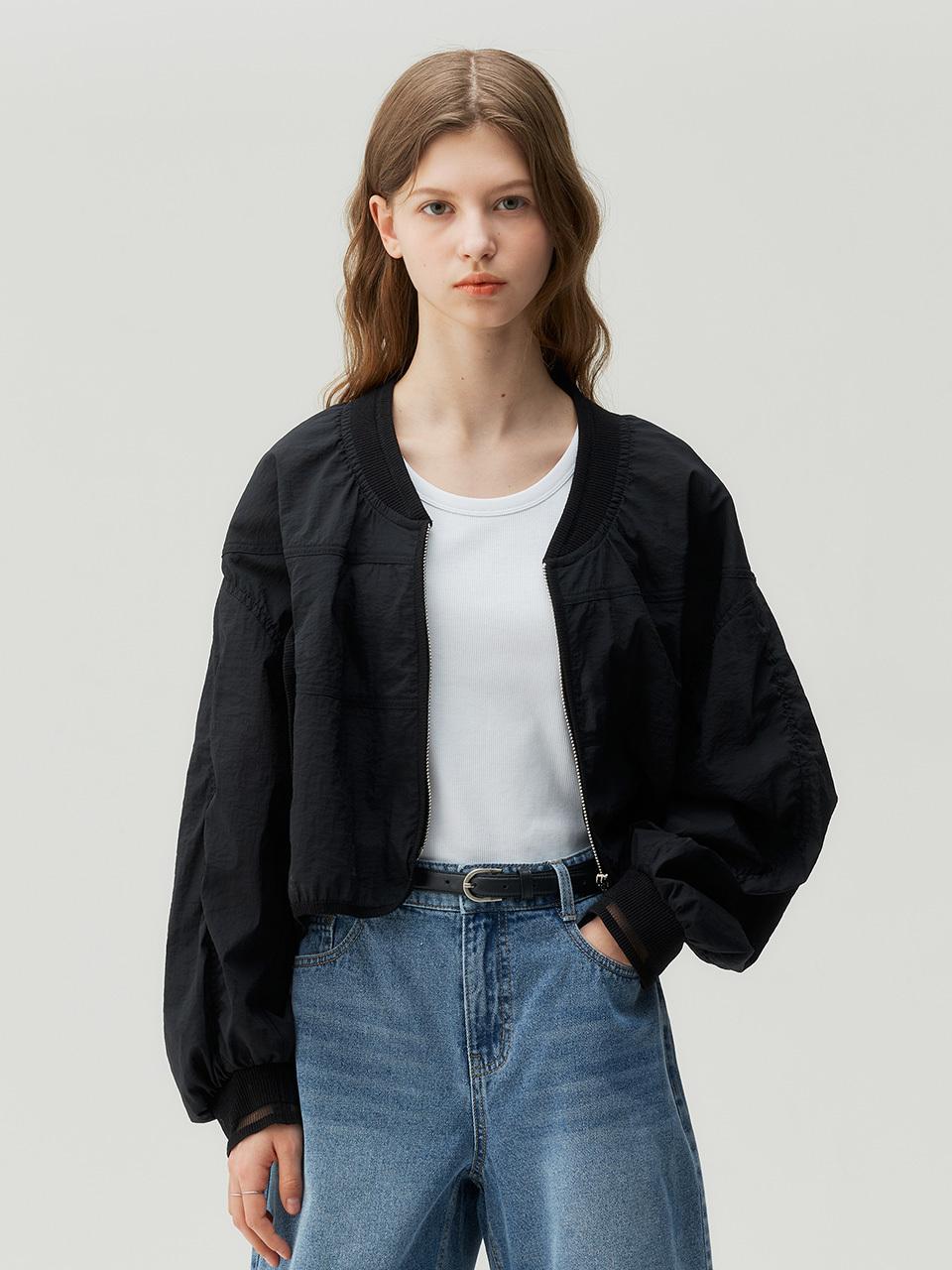 MIND BRIDGE women Cropped Zip-up Jacket