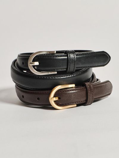 MIND BRIDGE women Leather Belt MABT00A2_5colors