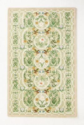 MINDTHEGAP Edelweiss Hand Tufted 100% Wool Floral Rug