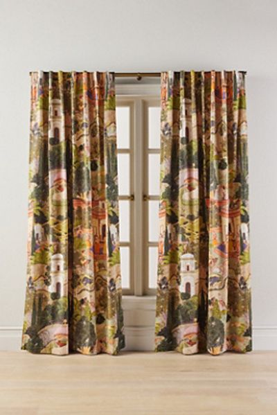 MINDTHEGAP Gardens of Jaipur Cotton Printed Curtain