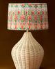 MINDTHEGAP Ruched Suzie Q Fabric Printed Drum Shade - 7