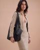 Mine Bilgi Mine Bilgi Zesta Leather Hobo Shoulder Bag - 3