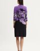 Ming Wang Ming Wang A-Line Abstract Jacquard Soft Knit Dress - 3