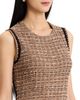 Ming Wang Ming Wang A-Line Eyelash Tweed Knit Dress - 4