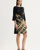 Ming Wang Ming Wang A-Line Shimmer Lurex Soft Knit Dress - 2