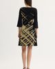 Ming Wang Ming Wang A-Line Shimmer Lurex Soft Knit Dress - 3