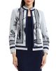 Ming Wang Ming Wang Abstract Two-Tone Knit Jacket - 1