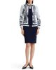 Ming Wang Ming Wang Abstract Two-Tone Knit Jacket - 2