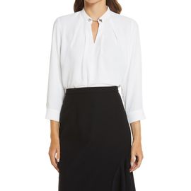 Ming Wang Ming Wang Chain Neck Blouse