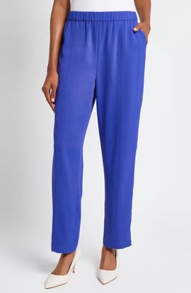 Ming Wang Ming Wang Crêpe de Chine Pants